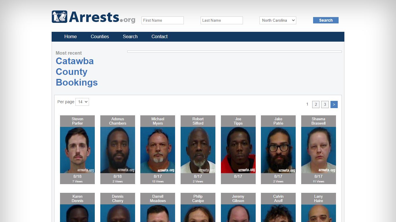 Catawba County Arrests and Inmate Search